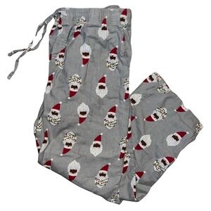 Old Navy Men’s Gray Christmas Pajama Pants African Santa Size xxl